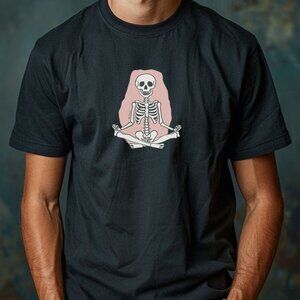 Skeleton T-Shirt, Unisex Tee,Graphic Halloween Tee